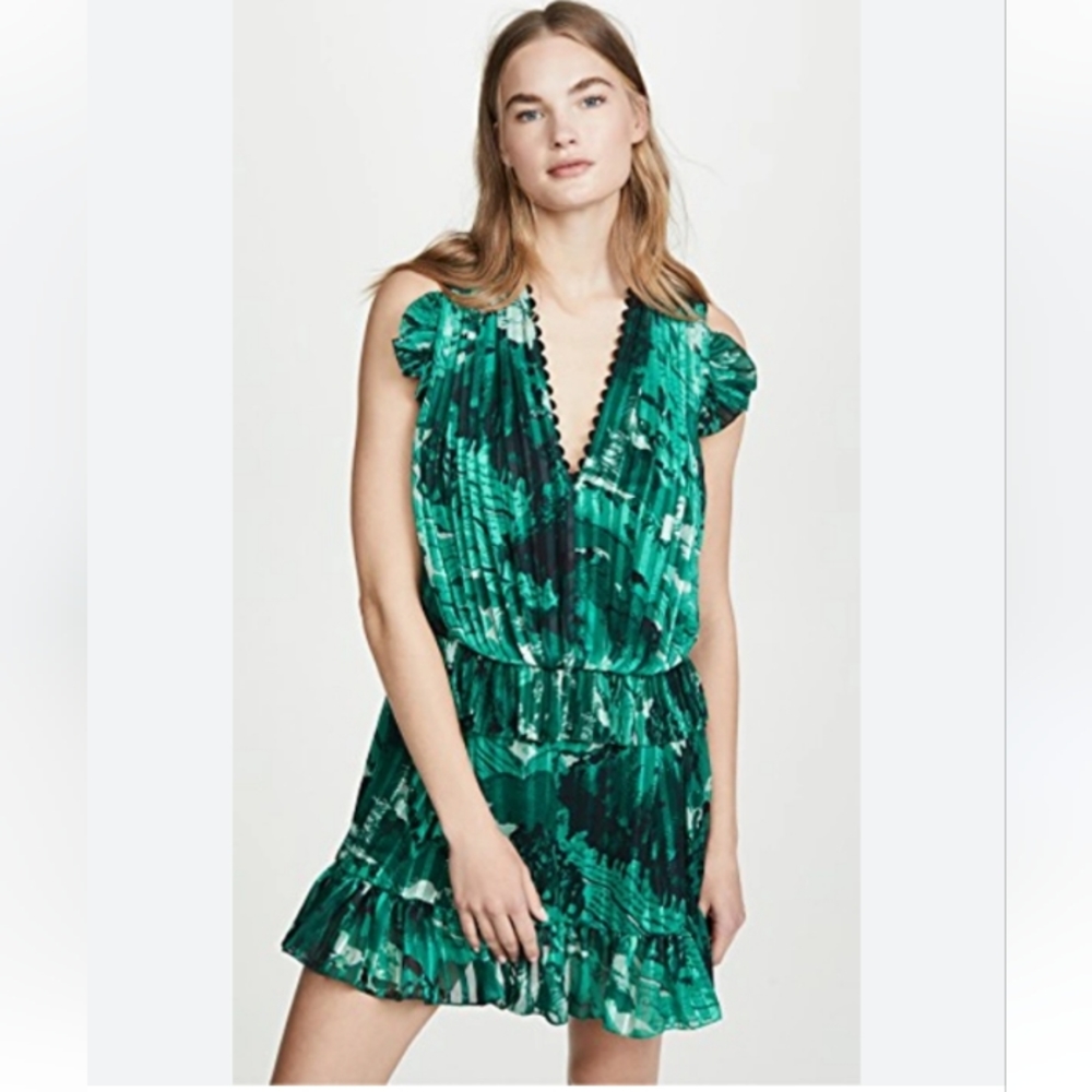 VICTORIA BECKHAM pleated silky dress